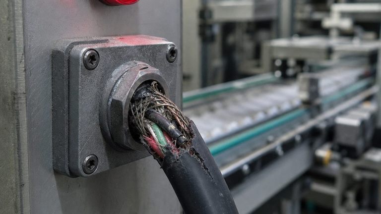 El fallo de un cable puede parar la producción o dañar el equipo.